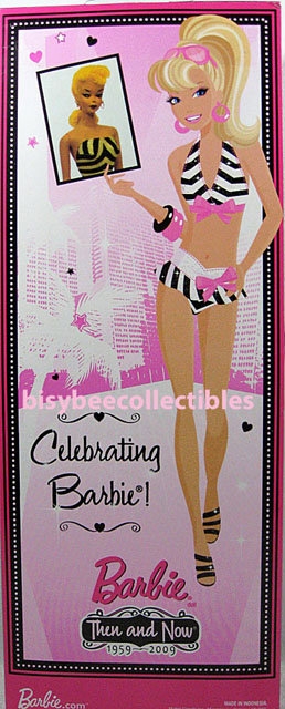 then and now bathing suit barbie